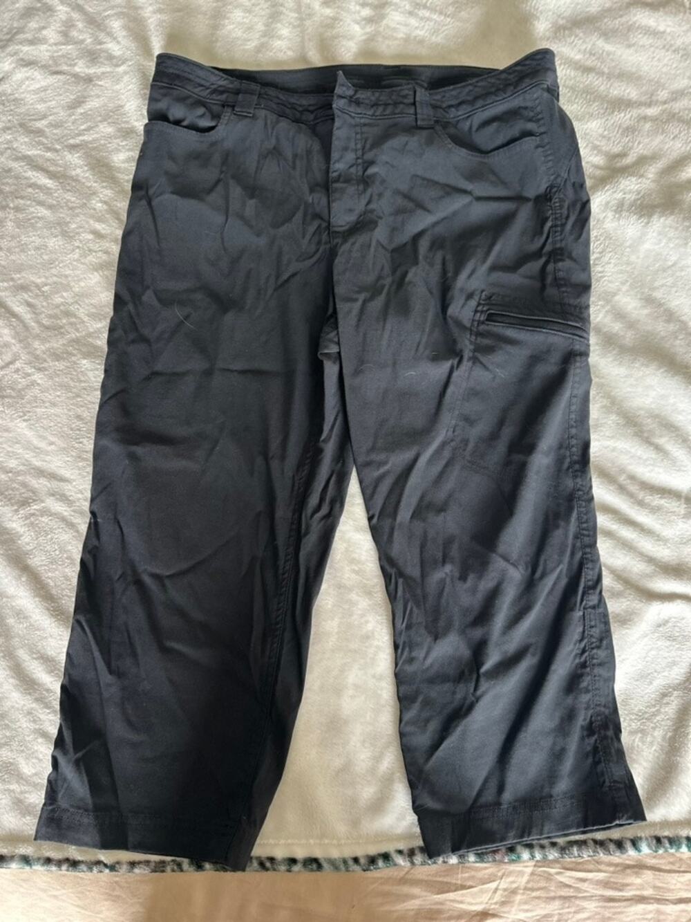 Eddie Bauer Women’s Outdoor Cargo Pants Size 14 | Black Utility Hiking Adventure